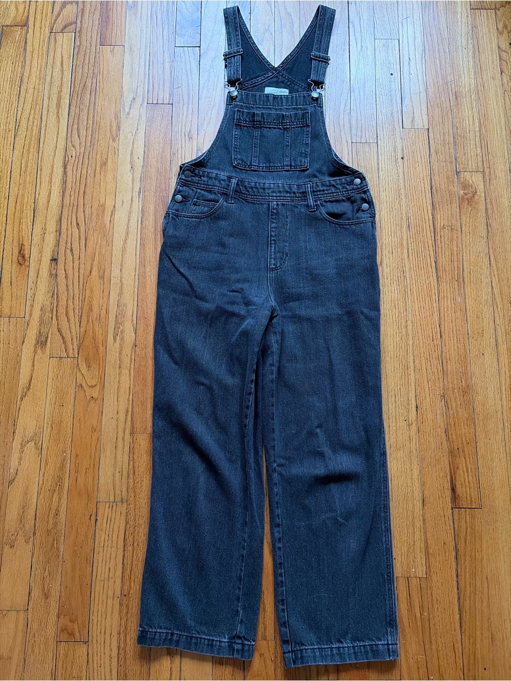 Universal Thread Black Denim Overalls
